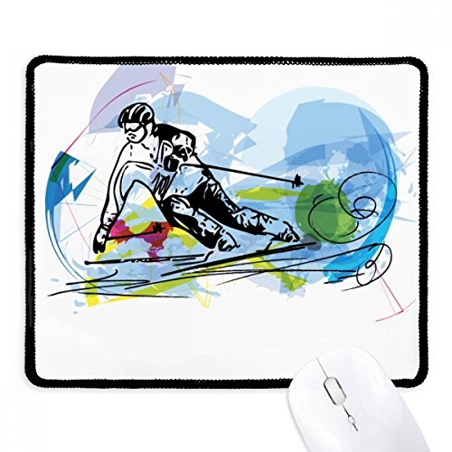 ウィンタースポーツはスキー選手のフリースタイルスキー ノンスリップパッドゲームオフィスブラックtitchedエッジの贈り物