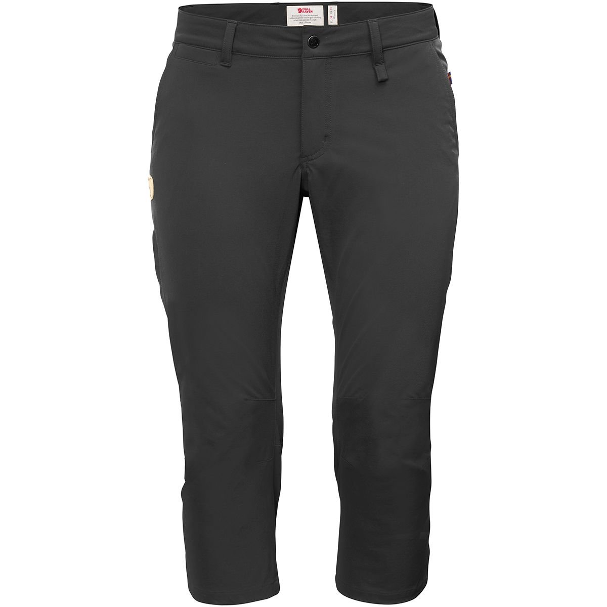 Fjallraven 89584 Abisko Capri Trousers W Pants Womens Dark Grey 42
