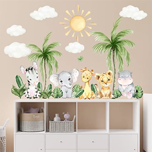 Vinilo Decorativo Safari Animal para Pared 39.3x15.7 in miniatura 7