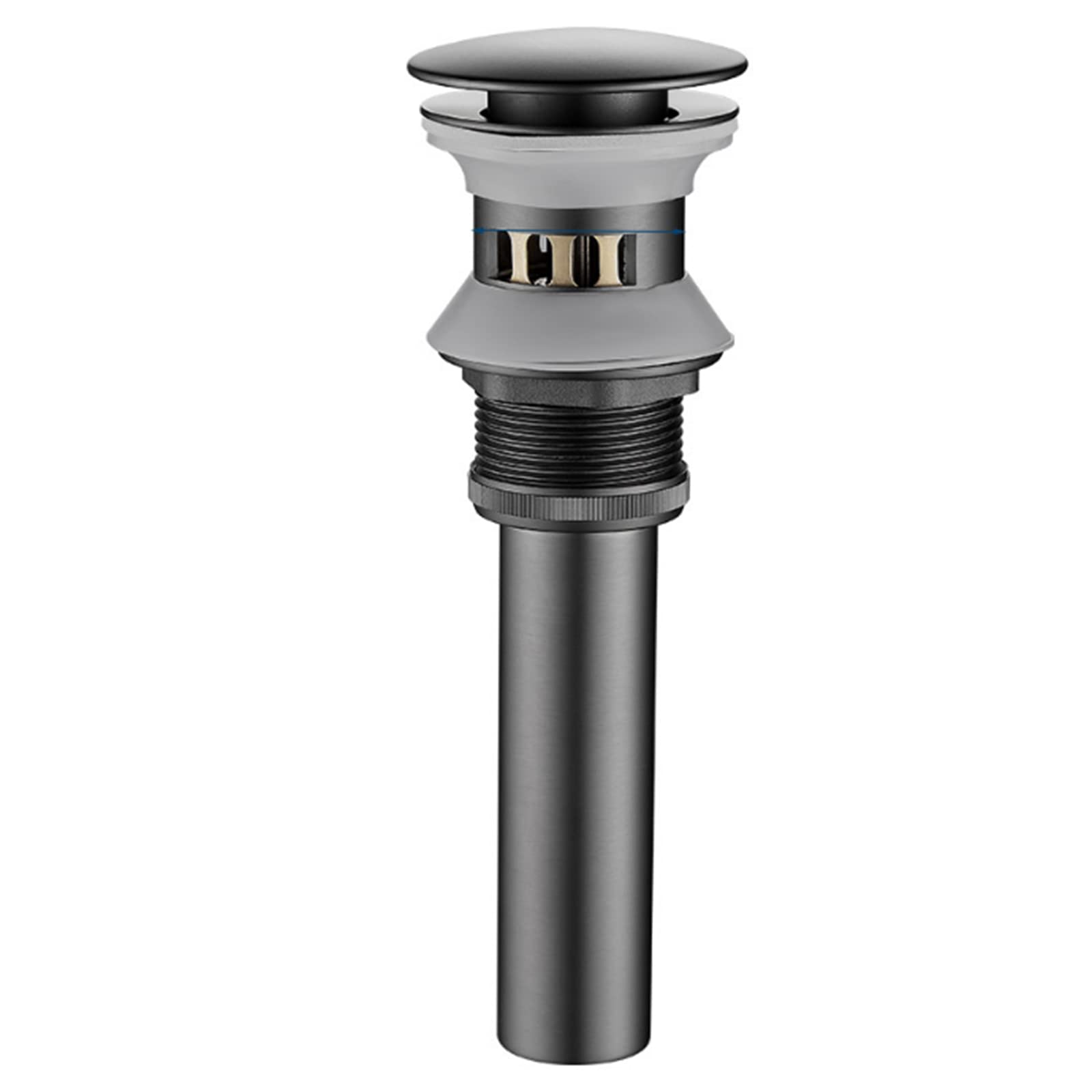 Bonde Lavabo Universelle Bonde Clic Clac avec Trop Plein Bonde de Vidage Lavabo Pop Up Laiton 1 1/4" Pour Évier De Robinet De Salle De Bain