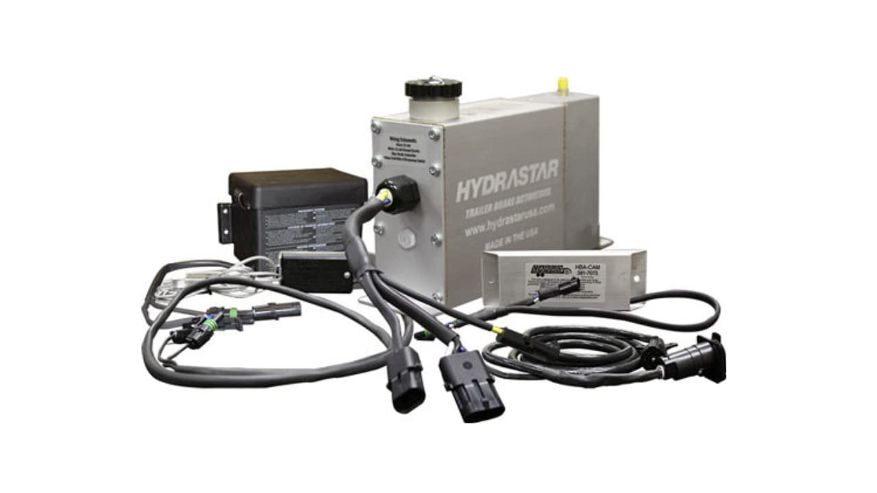 HYDRASTAR® Marine-Grade, Electric Over Hydraulic (EOH) Trailer Mounted Brake Actuator Plug'n'Play Complete System with Controller Adapter Module (CAM), (1600 psi)