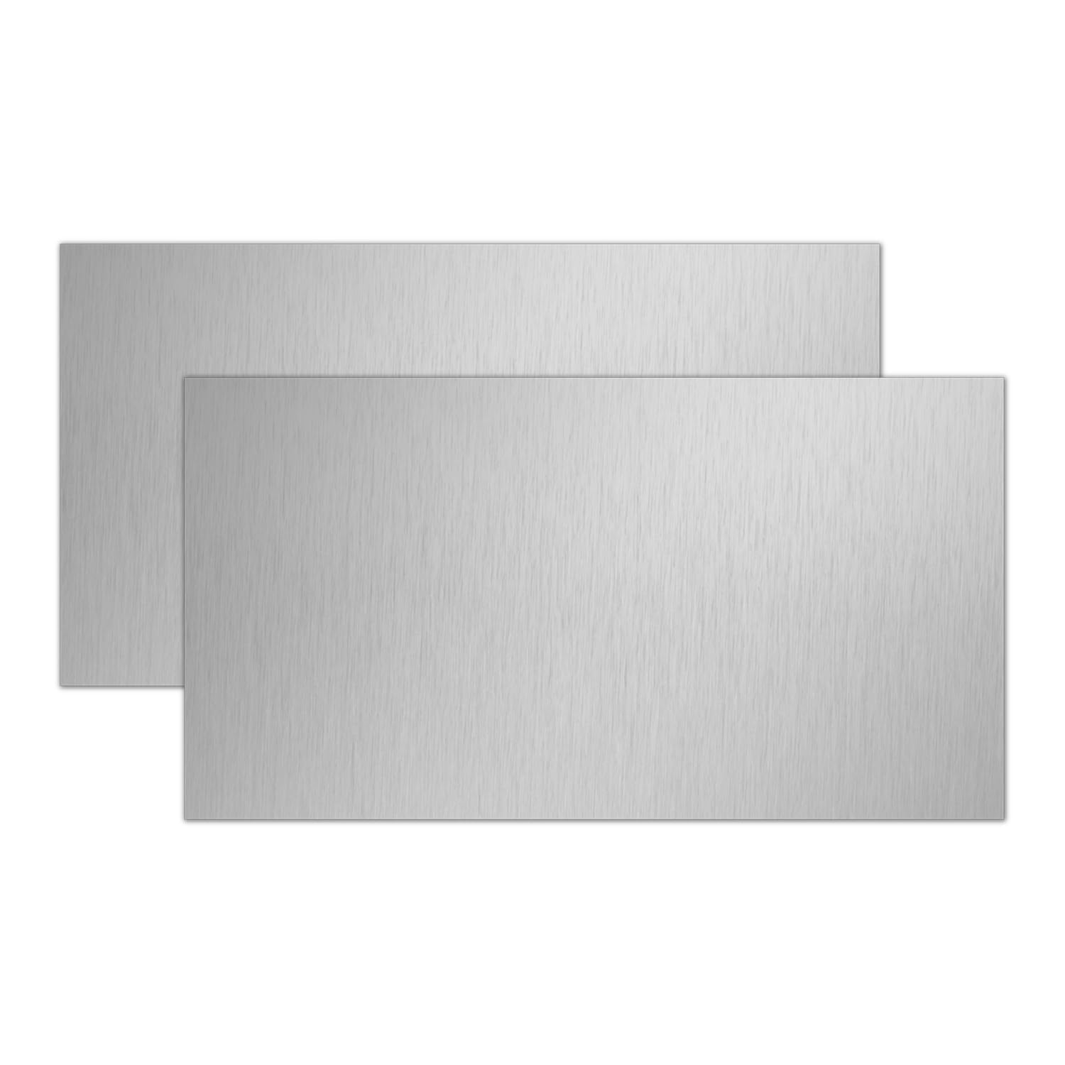 Stainless Steel Sheet,2" x 4"-20 Gauge(0.8mm) Thickness 430 Stainless Steel Metal Plates for DIY, Jewelry, Electrical, Repair, Industrial(2 Pac-picture-29