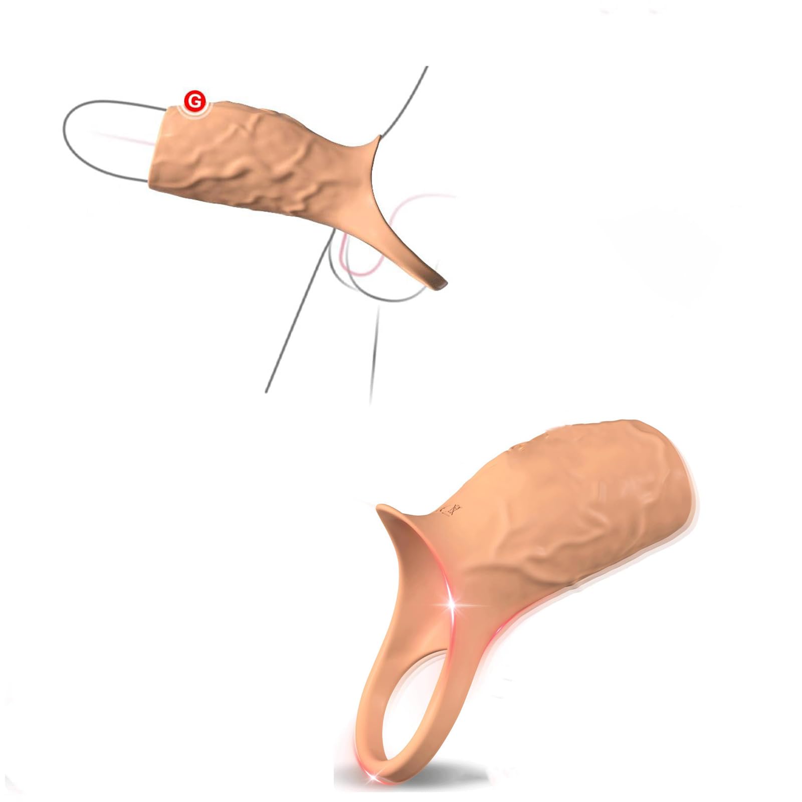 Sucking Toy Female Rechargeable Adult Toy - Strong Tongue Sucking and Licking G Sucking Toy Female Couple Panty Stimulation AT-S6-3B08