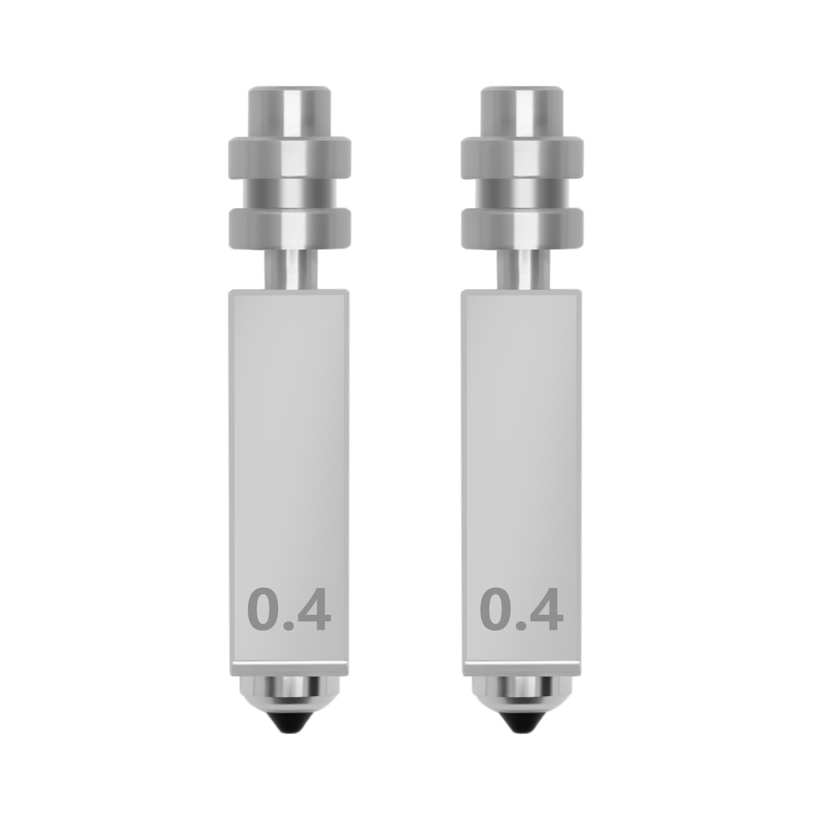 2 sztuki dysz 0,4 mm do Anycubic Kobra X, zintegrowana rurka ze stali hartowanej dysze szybka wymiana w całości z metalu, wysoka prędkość Hotend Dysza Kobra X wymienna głowica drukująca Hotend 0,4 mm