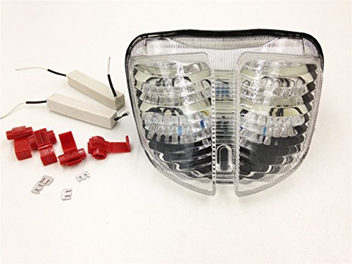 SMT- Led Tail Light Brake Light Compatible With 2006 2007 Suzuki Gsxr 600 Gsx R600 750 Gsx R750 Clear [B075CX7T98]