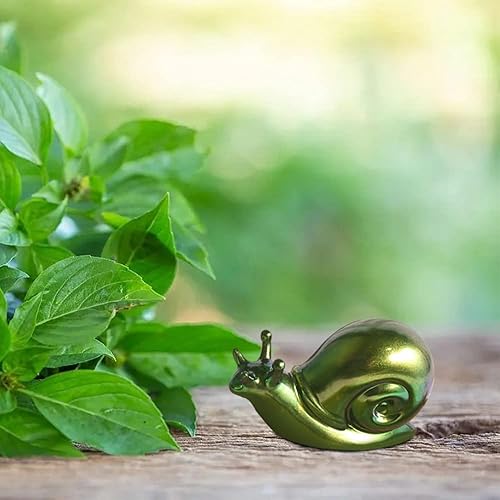 Miniatura 3 de AFUNTA 3D - Moldes de resina con forma de caracoles de lagarto de rana 3D, 3 piezas de moldes de resina epoxi realistas, para pared, escritorio,