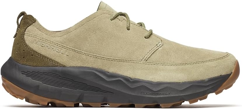 Nova 4 Traveller Casual Shoes for Men - Comfortable Everyday Walking Shoes for Men with Suede Leather Upper, Breathable Mesh & Quantum Grip Outsole - Drab