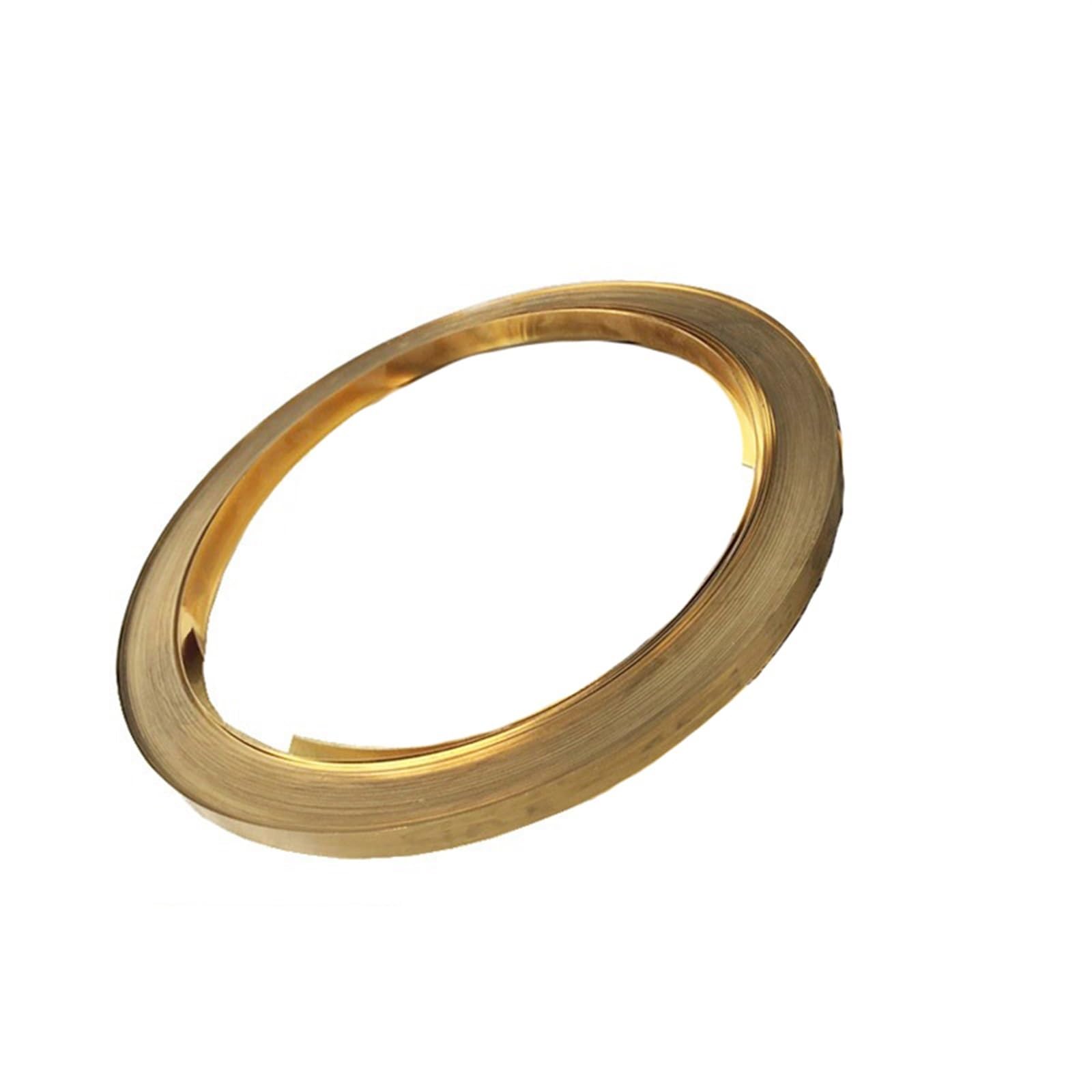 Messingfolie / Metallband – 0,5 X 10 Mm, Länge 100–1000 Mm, Wählbare Dicke 0,1–1 Mm – Für DIY, Basteln, Wartung