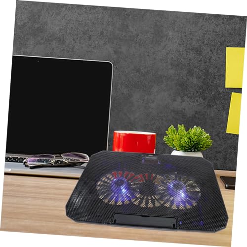 Soporte para laptop con enfriador USB negro Tofficu miniatura 7