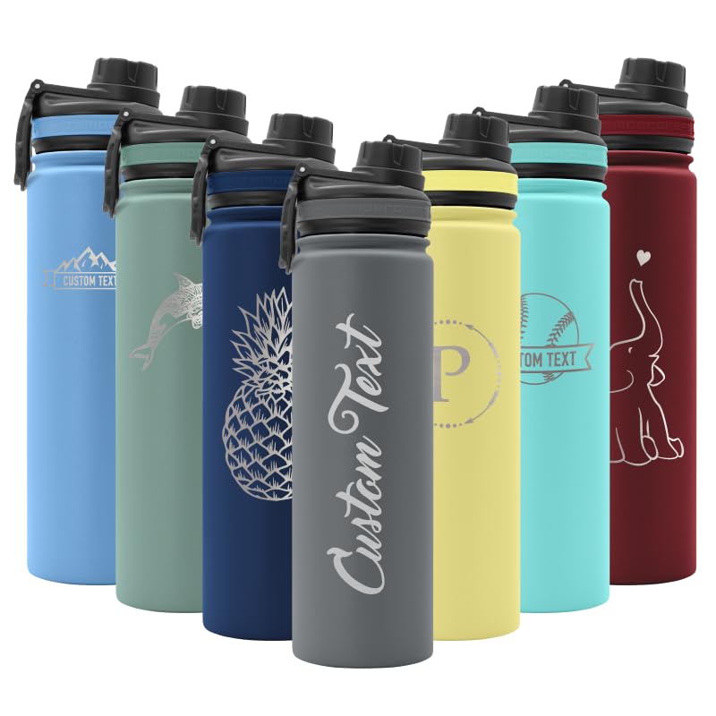 Tempercraft 22 oz Laser Engraved Sport Bottle
