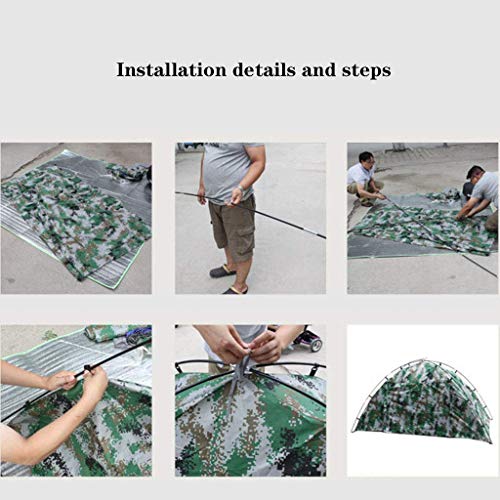 Carpa de camping impermeable camuflaje para 1 persona miniatura 7