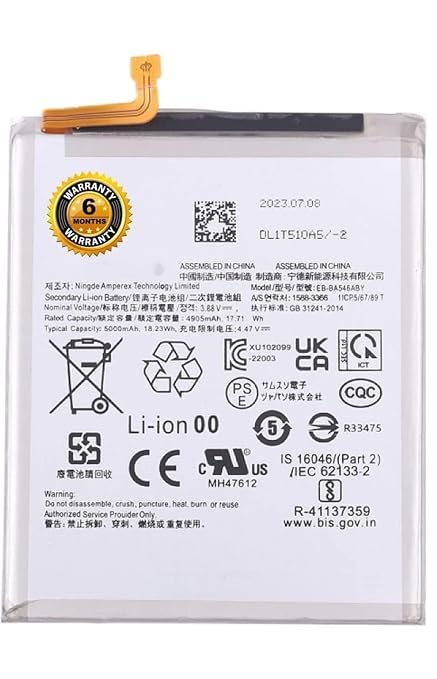 Image of Orignal EB-BA546ABY Battery for A54 / A34 Battery with 6 Month Warranty** (SEPHN55)