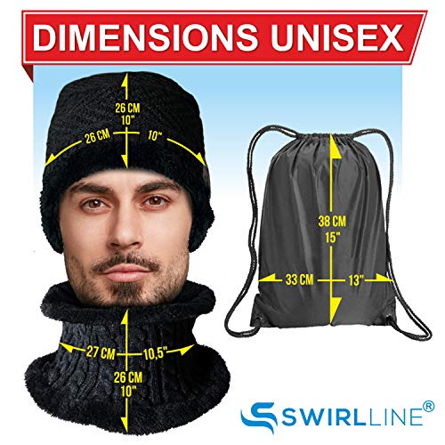 Wireless Beanie - Wireless Headphones Hat And Scarf Set For Winter Outdoor Men Women Warm Knitted Music Hat Black #TOP2