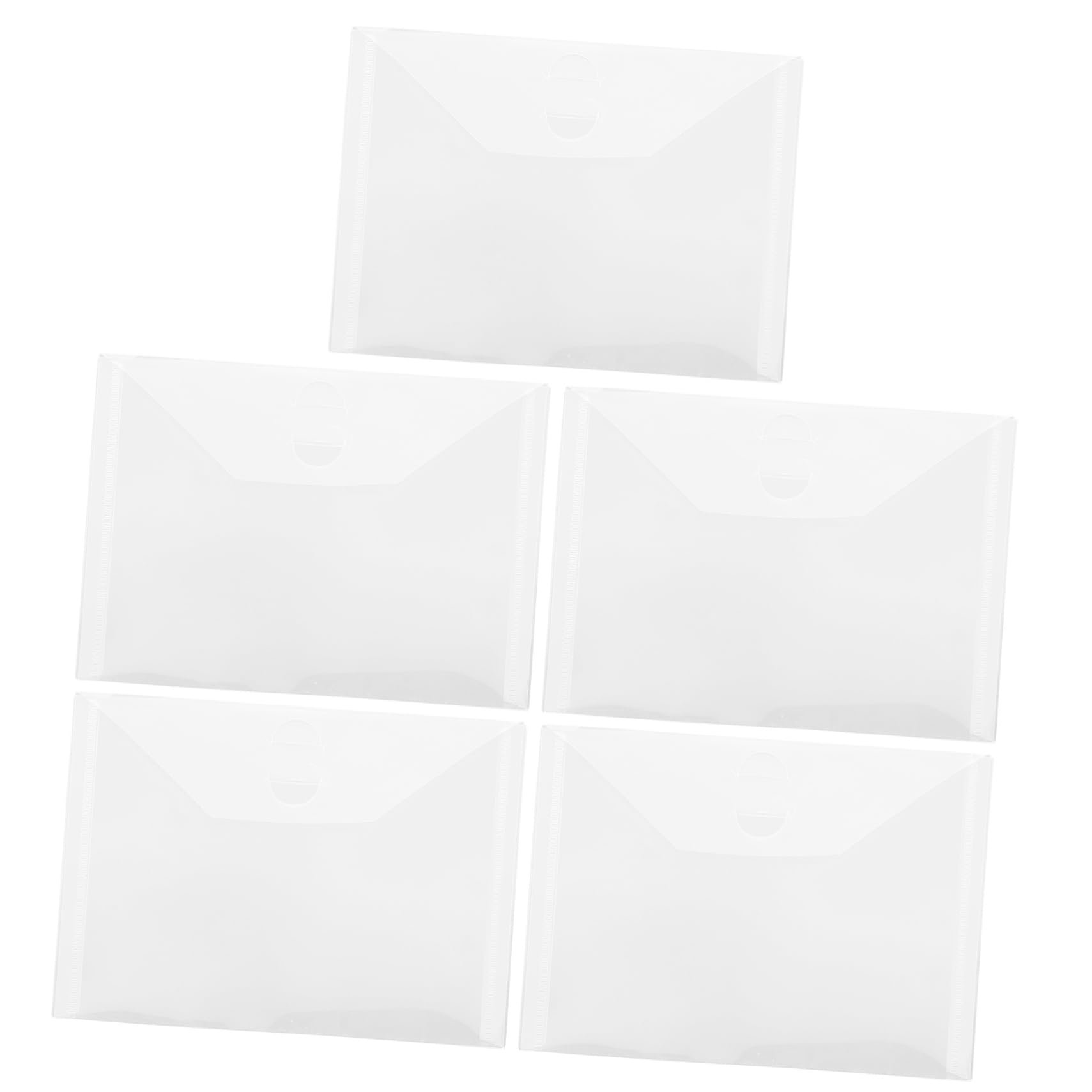 Tofficu 5 Pack Pouches for Stencils Templates 180x130mm Bill Organizer Portable Document Storage Bag