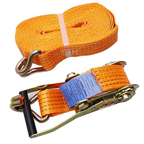 Katsu Tools - Cinghia con cricchetto lunga 10 m, 50 mm, portata: 5 tonnellate, modello 451811A