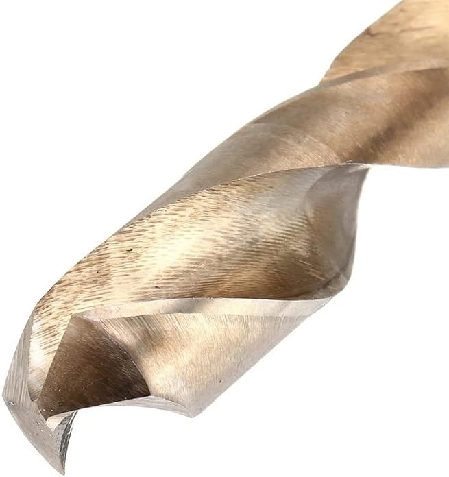 NUSHKI M35 HSS-Co Cobalt Twist Drill Bit 1/2 Inch Reduced Shank Drill Bit For Metal Stainless Steel Drilling,29mm
