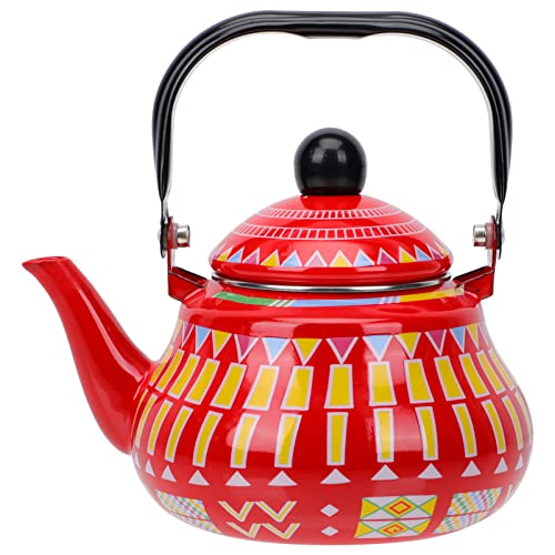 cabilock Esmalte de Porcelana Esmalte de Tetera Tetera Esmaltado Esmaltado Tetera Tetera Hervidor de Té con Asa para La…