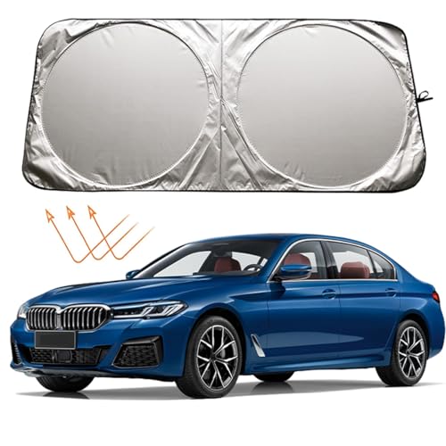 XHRING Windshield Sun Shade Sunshade for BMW 3 5 Series 328i 330i 528i 535i 530i 525i 530e 540i 550i...