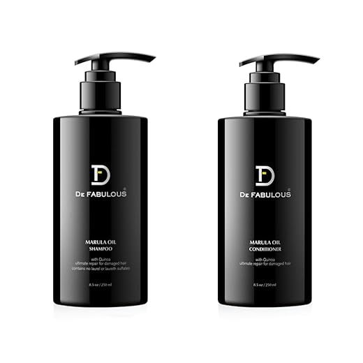 DE FABULOUS | Marula Oil Shampoo & Conditioner Set