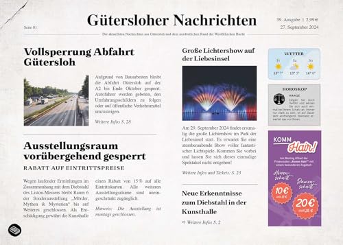 Verbrechen von nebenan: Das Krimispiel zum Nr. 1-Podcast. (Un) schuldig?! – EIN spektakulärer Fall für 1–5 Personen ab 16 Jahren – Mit Audios von Philipp Fleiter