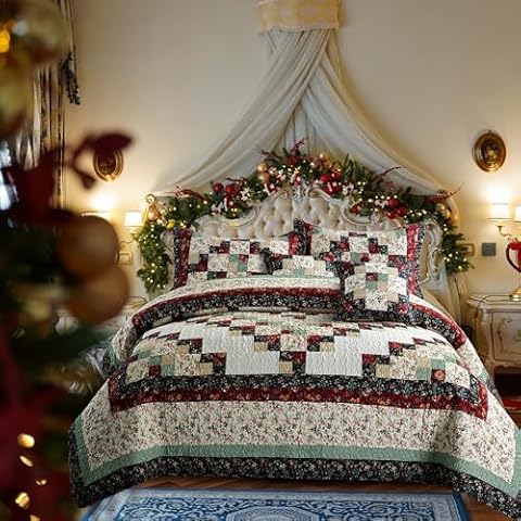 NIUDÉCOR HOME Patchwork Quilt Set Cover
