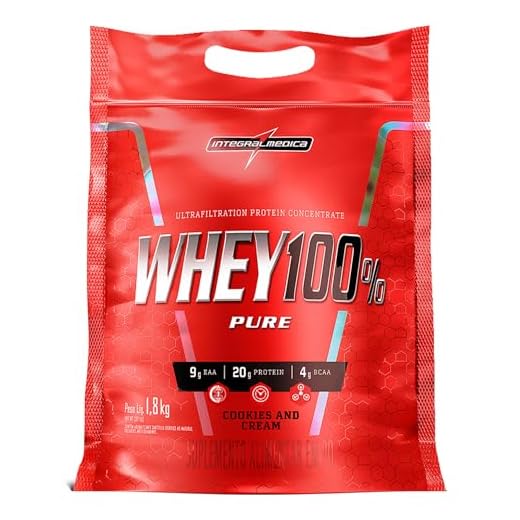 Whey 100% Pure Refil (1,8Kg) - Sabor Cookies and Cream, Integralmédica