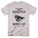 Popfunk Harry Potter Quidditch World Cup T Shirt & Stickers (Small) Silver