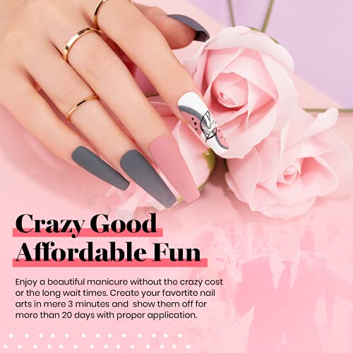 Beetles Gel Nail Polish Kit with U V Light 48W Led Nail Lamp 6 Colors Nude Gray Pink Gel Polish Starter Kit Manicure… - Image 6