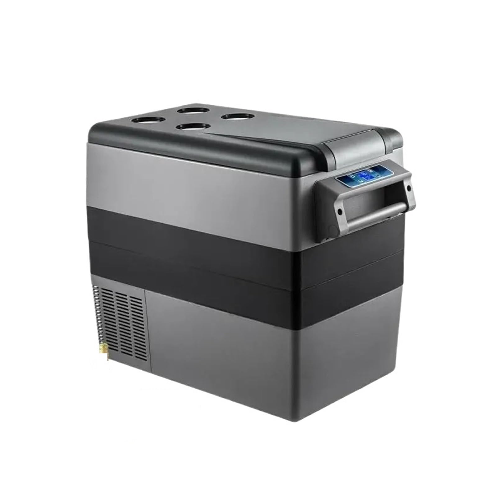 Mini refrigerador portátil for Coche, 20L, 22L, 35L, 45L y 55L, con compresor, 12/24 V CC, 110-240 V, for Camping.(45L)