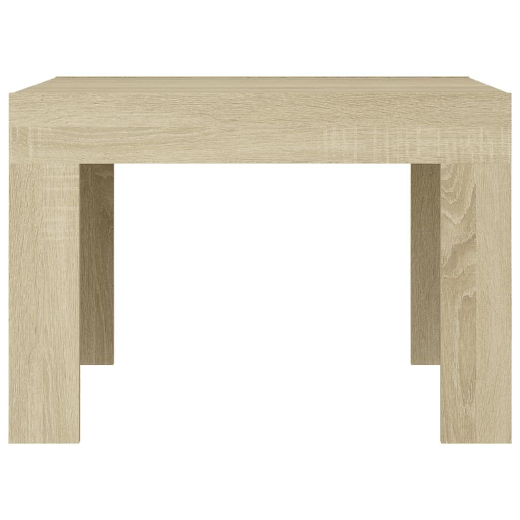 vidaXL - Couchtische - Couchtisch Sonoma-Eiche 50x50x35 cm Spanplatte
