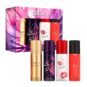 So…? Womens Mini Galore Body Mist Body Spray Fragrance Gift Set 4 x 50ml