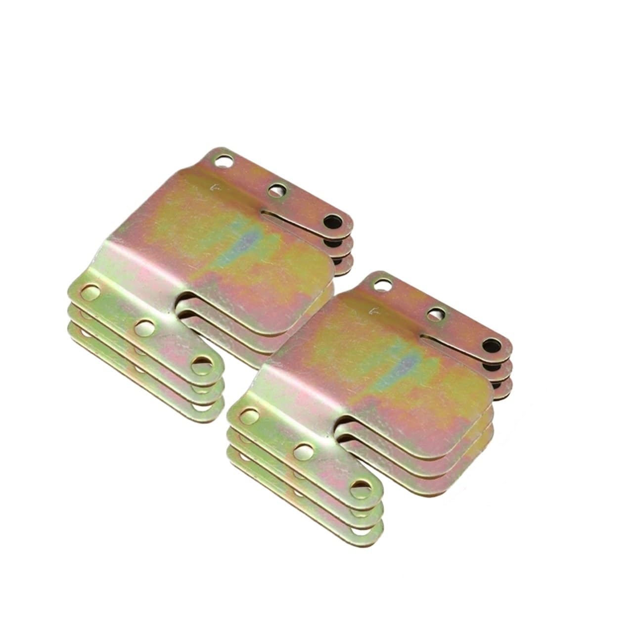 Embedded Bracket Universal Metal Connectors Flush-Mounted Picture Frame Sectional Interlocking Furniture Brackets Couch Connector Sofa Linker for Home(Color1-6pcs)
