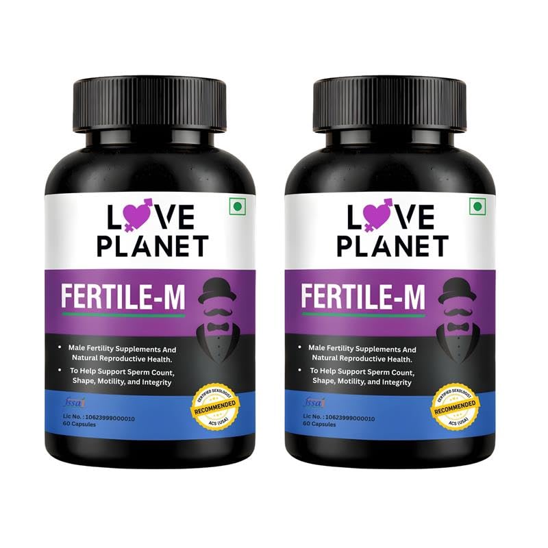 l carnitine and shilajit together Love Planet Fertile-M Men Supplement | L-Carnitine, CoQ10, Zinc, Shilajit &  Ashwagandha