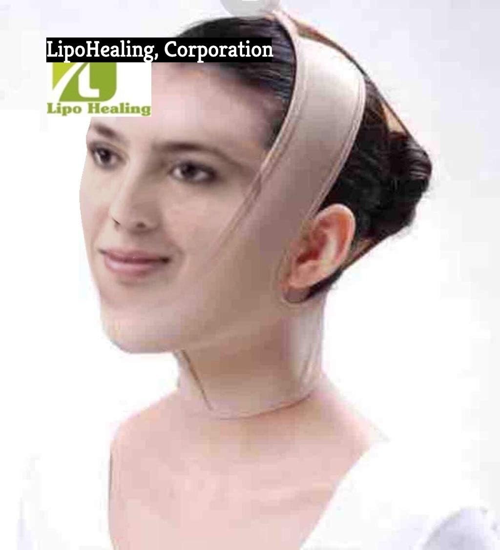Facial Compression Chin Strap with lipofoam Strip Insert Support USA Small