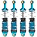 4Pack ShareGoo RC Car Shock Absorbers Metal Shocks Damper Compatible with MJX Hyper Go 16207 16208 16209 16210 H16BM H16GT H16DR 1/16 RC Car Upgrades Part (Red)