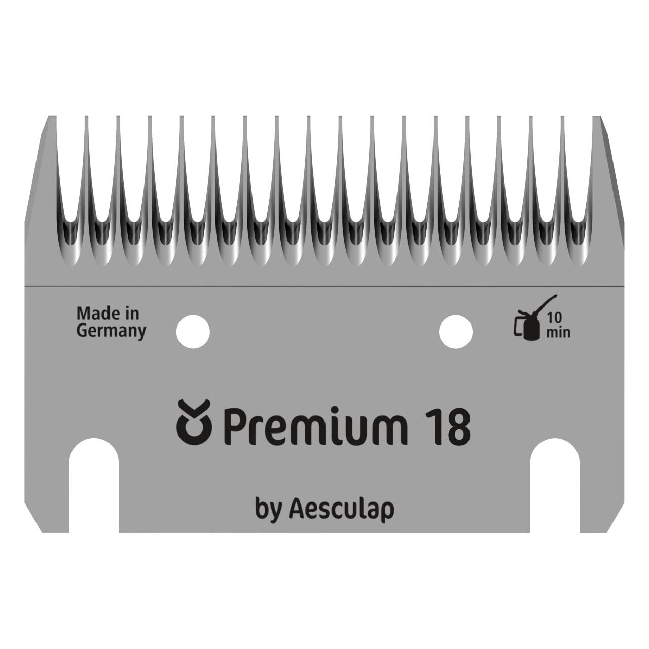 Kerbl 18955 Premium zestaw noży tnących, wołowina, 21/23 zęby
