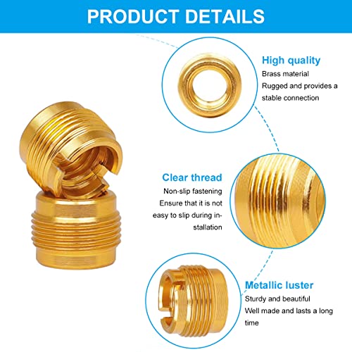 Mikrofon Schrauben, Mikrofonständer Adapter, Mikrofon Schrauben Adapter, 3/8 Weiblich auf 5/8 Männlich Gewindeadapter, 4 Stück Mikrofon Gewinde Adapter, Zubehör für Mikrofonhalterungen, Butyeak