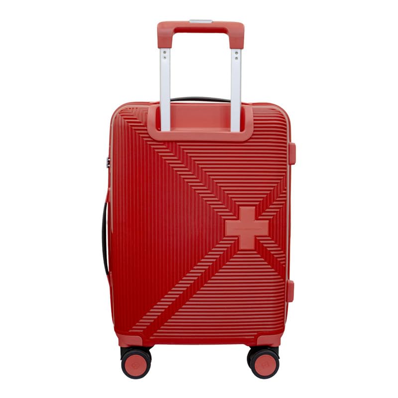 Image of SWISS MILITARY Maze 75CM Hard Trolley Bag, 106L Large Polypropylene Luggage, TSA Lock, 360 Dual Wheels, Anti-Theft Zipper, Branded Interior, Strong Handle, Long Trip Travel Suitcase, 5-Year Warranty