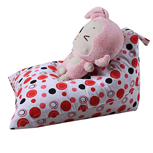 MRXUE Fagiolo Peluche per Bambini con Custodia Morbida, Grande Soluzione di Archiviazione Perfetta Cerchio 65 * 95 * 55 Cm