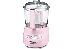 Cuisinart Mini-Prep Plus Pink Food Processor (Renewed)