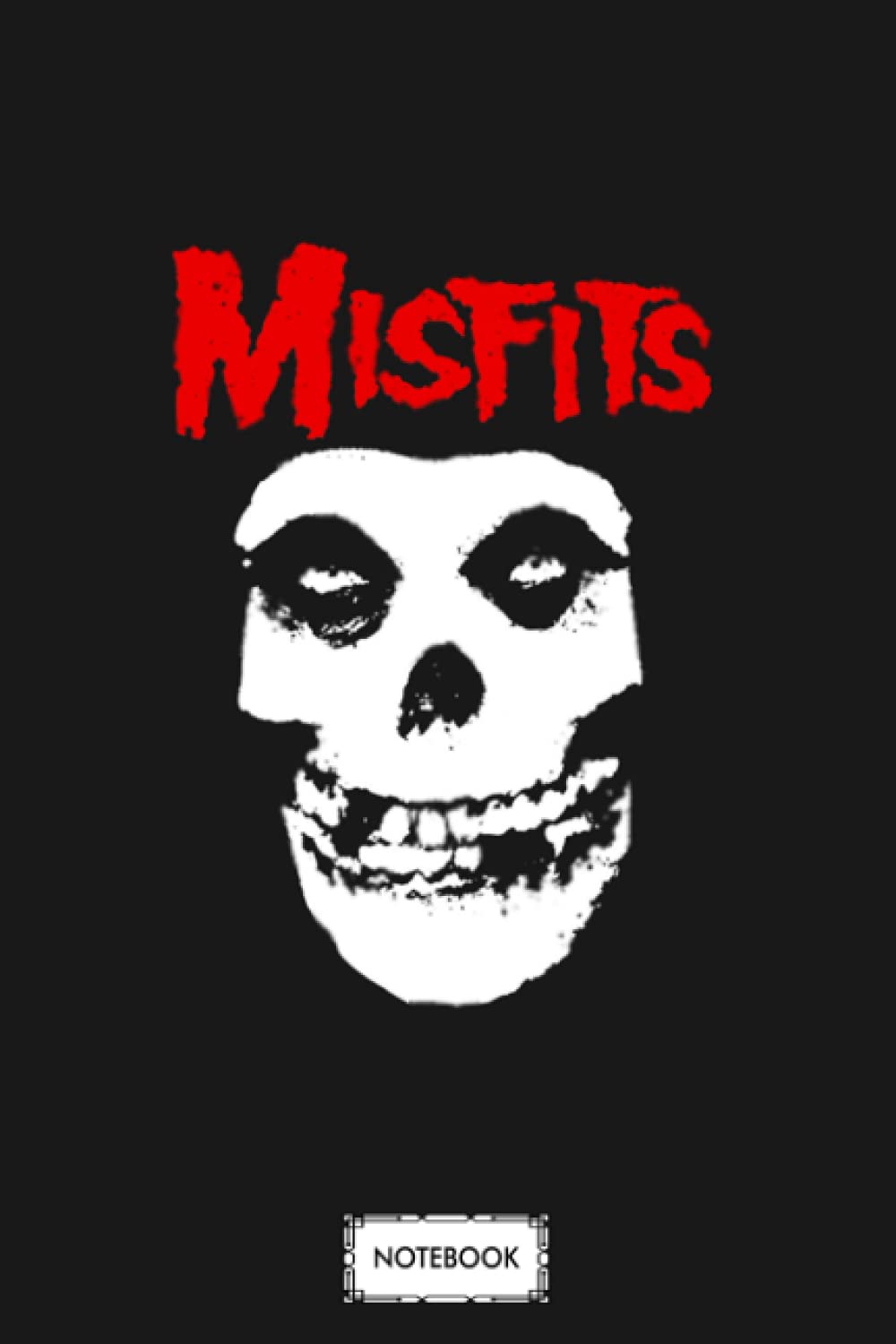 Misfits Skull Notebook: Journal, Planner, Matte Finish Cover, Lined College Ruled Paper, Diary, 6x9 120 Pages