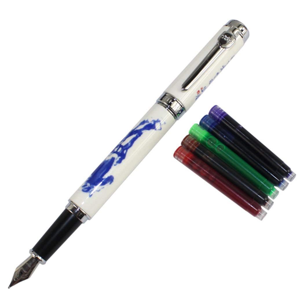 Amazon | ギフトボックスとインクカートリッジとGullor Jinhao950青と