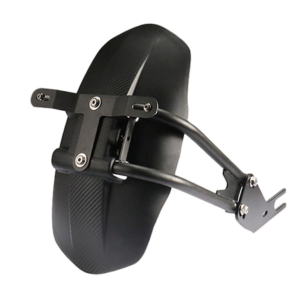 Garde-boue arrière de moto léger et sûr, avec support de plaque d'immatriculation, garde-boue d'extension en PVC facile à installer