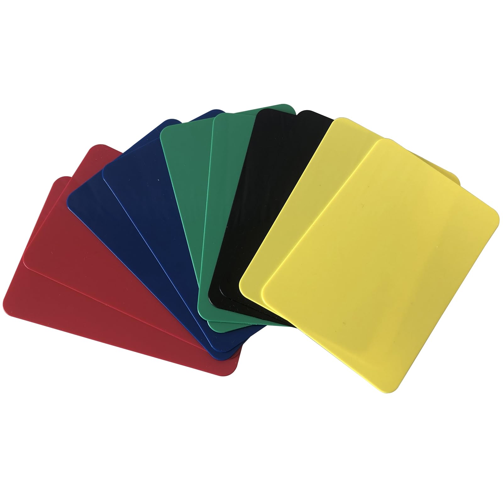 Paquete de 10 tarjetas de corte de poker – Tarjeta de corte tamaño puente en 5 colores para póquer Texas Holdem Blackjack Home Games 4