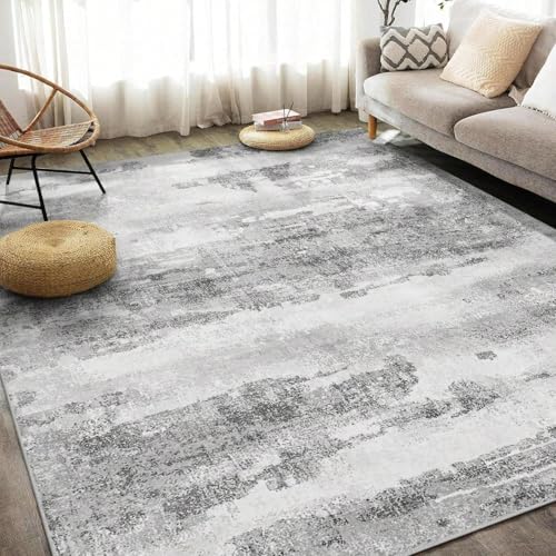 Tapis de chambre lavable et doux format 120x170 pour un salon cosy moderne