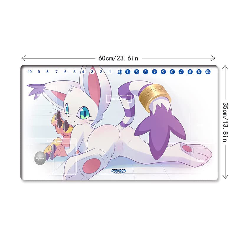 Amazon.com: Mlikemat New Playmat Digimon DTCG Mat Tailmon TCG CCG OCG  Trading Card Game Mat with Zones + Free Bag (ZD002-274-SM) : Toys & Games