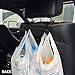 AMVOYOA Headrest Hooks for Car, Back Seat Organizer Black Leather Hanger Holder Hook, for Hanging Purses and Bags and Coats, Pack of 2