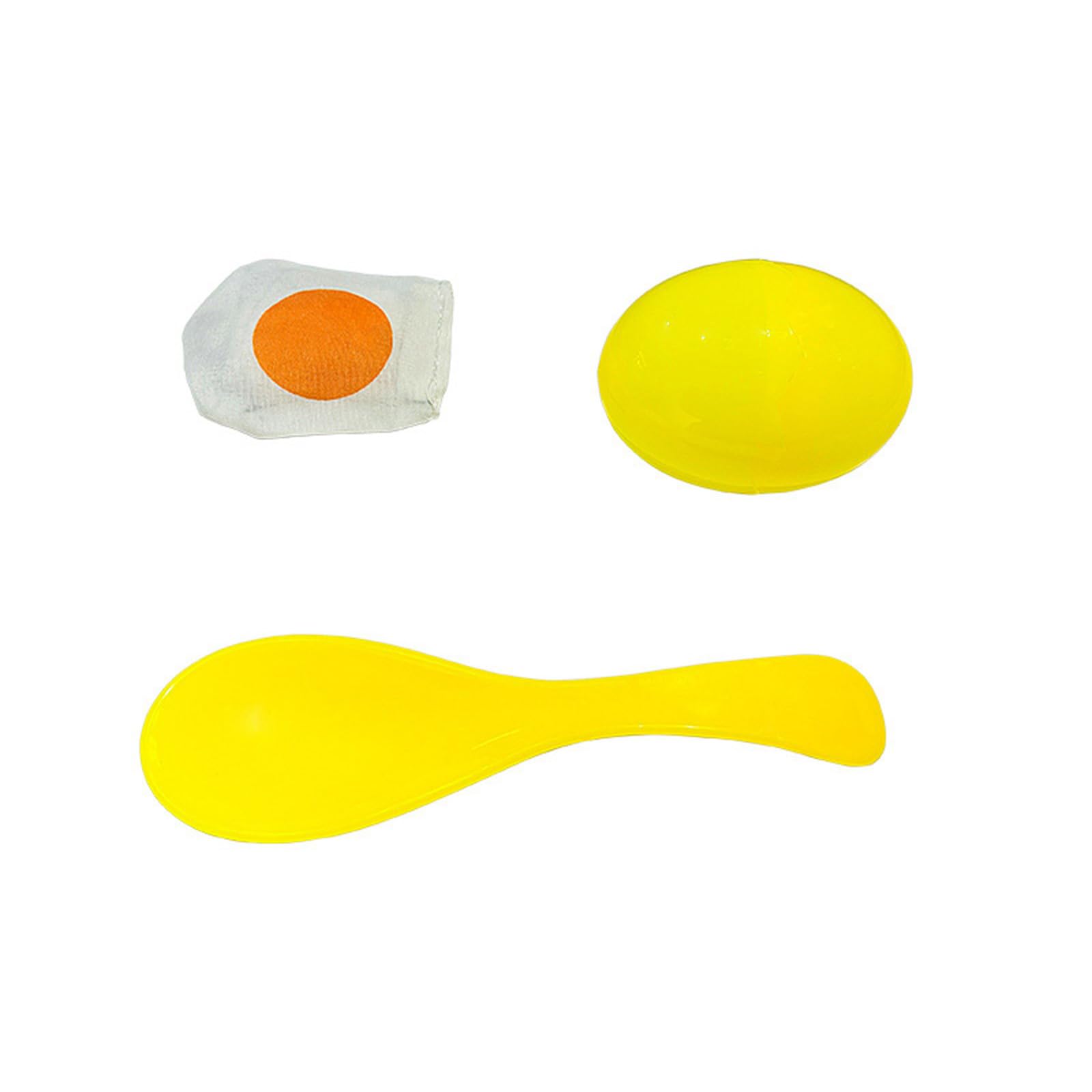 HGENAHGTF Eggs Relays Race Game Set for Kids Outdoor Balancing Activity with Spoons Set Easter Party Eggs Game