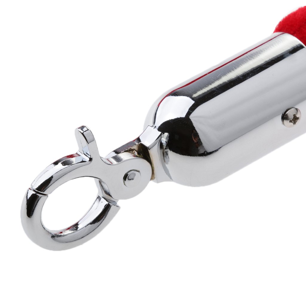 MagiDeal Corde de Diviseur 1.5M Corde Cordon Velours Séparation, Rouge, 1.5m