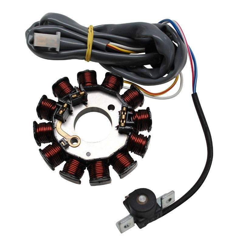 cyclingcolors stator allumage moteur moto scooter mobylette compatible avec mbk booster nitro ovetto stunt yamaha bw's aerox neos slider 12 poles